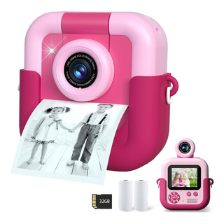 Cámara De Impresión Instantánea Makolle Kids Con Papel De Im Cámara De Impresión Instantánea Makolle Kids Con Papel De Im