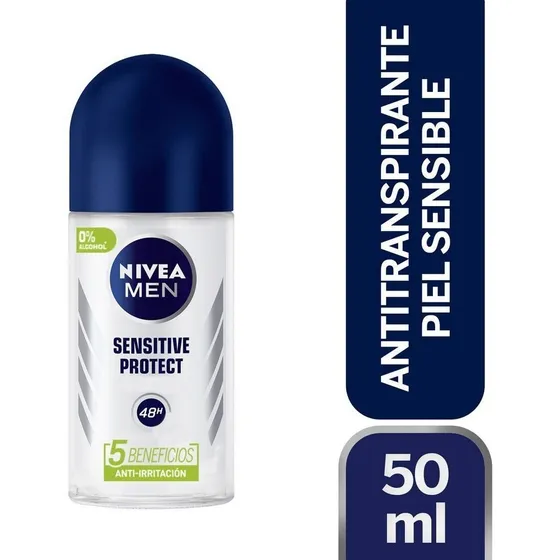 Nivea Men Desodorante Roll On Men Sensitive Protect 50 Ml.