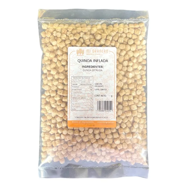 Quinoa Inflada Crispy Extruida 1 Kilo Natural