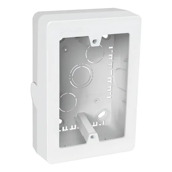 Caja Contactos Para Canaleta 3'' X 5'' Blanca Volteck 40141 Color Blanco