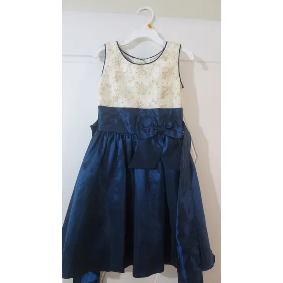 Vestido Elegante Talla 6 Usado Niña