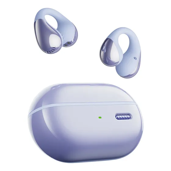 Audífonos Soundpeats Bluetooth Pearlclip Pro Clipear Morado
