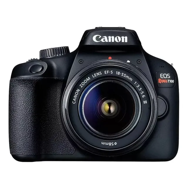 Camara Canon Eos Rebel T100 Lente Ef-s 18-55mm Wifi Nueva