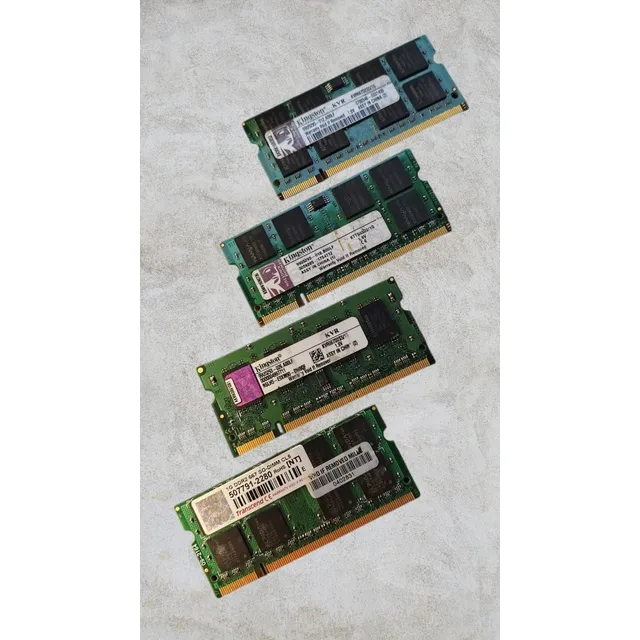Memoria Ram Sodimm Ddr2 1gb P/notebook (usada, Funcionando)