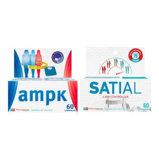 Combo P/ Adelgazar Ampk 60 Comp + Satial 60 Comp - Oferta Combo P/ Adelgazar Ampk 60 Comp + Satial 60 Comp - Oferta