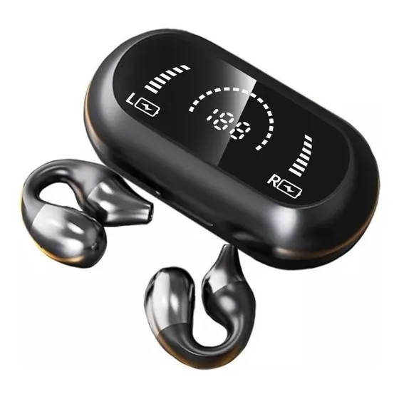 Mini Fones De Ouvido Sem Fio De Condução Óssea Com Clipe Pre