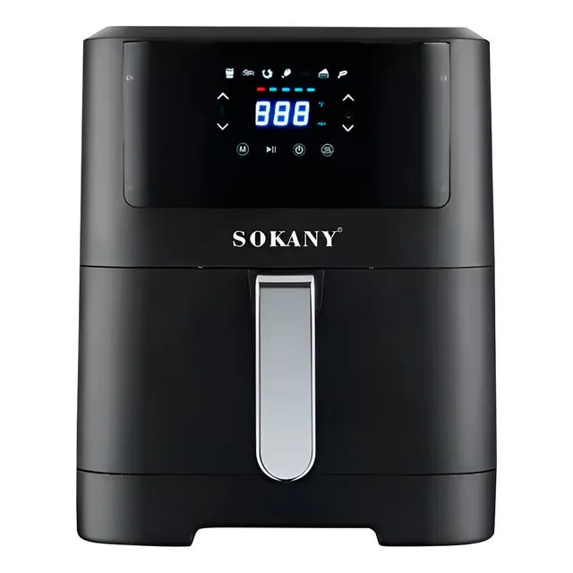 Freidora Sin Aceite Sokany Digital 8 Litros 2000w Táctil