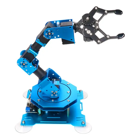 Brazo Robótico Programable Metálico 6dof Con Control Inalámb