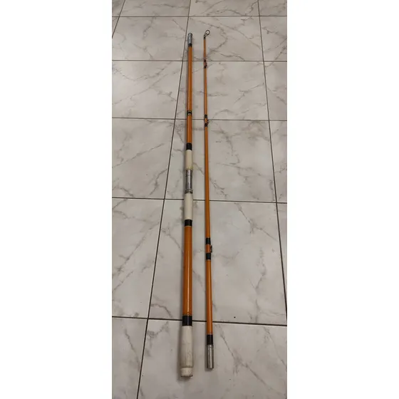 Caña Fishing Glass 350 Ac8 Pasahilos Des. Cacerola Excelente Naranja Claro