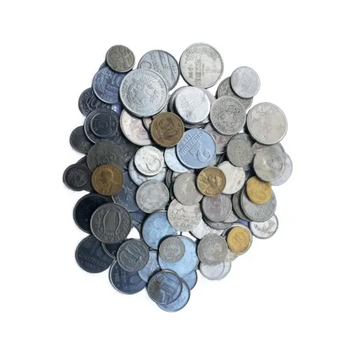 Lote 100 Moedas Antigas Br Nacionais - Sem Reperir Data