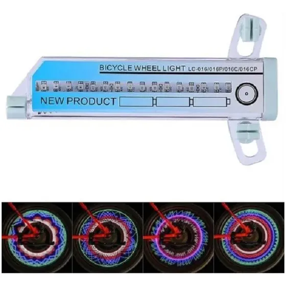 Luces Led 3d Para Radios De Bicicleta  Seguridad Y Estilo