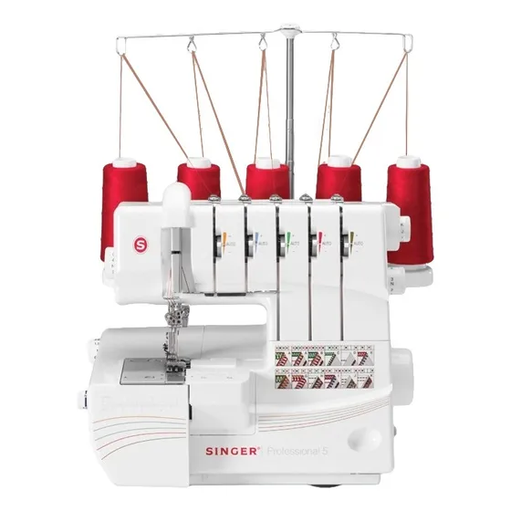 Máquina de coser overlock Singer Professional 14T968DC color blanco 110V
