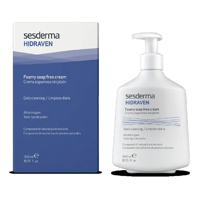 Hidraven Crema Espumosa Sin Jabon 300 Ml