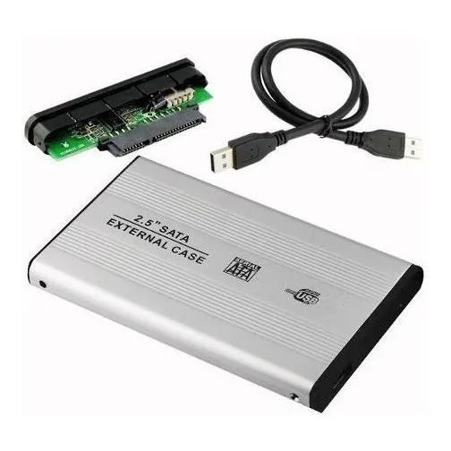 Case Externo Usb 2.0 Para Disco Duro Sata Laptop 2.5  Nuevo!