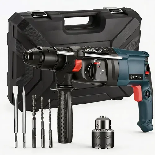 Furadeira Impacto 1000W Nakasaki NK6015 Azul 20mm SDS Plus