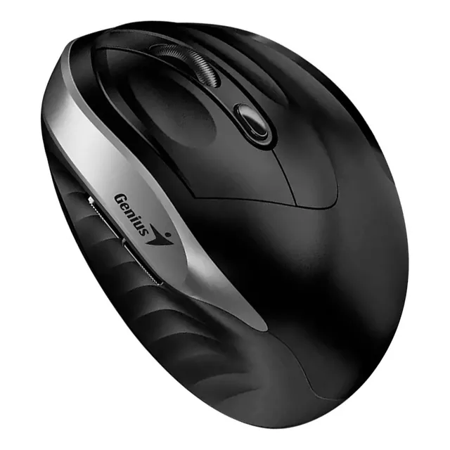 Mouse Inalámbrico Ergonómico Genius Ergo 8250s Negro