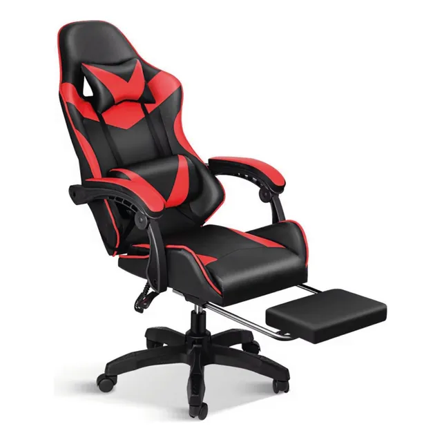 Silla De Escritorio Gamer Reclinable Economica Reposapiés