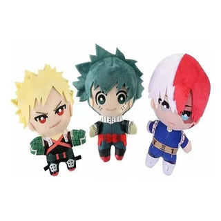 Para 3*peluche My Hero Academia Shoto Todoroki Deku Boku / Para 3*peluche My Hero Academia Shoto Todoroki Deku Boku /