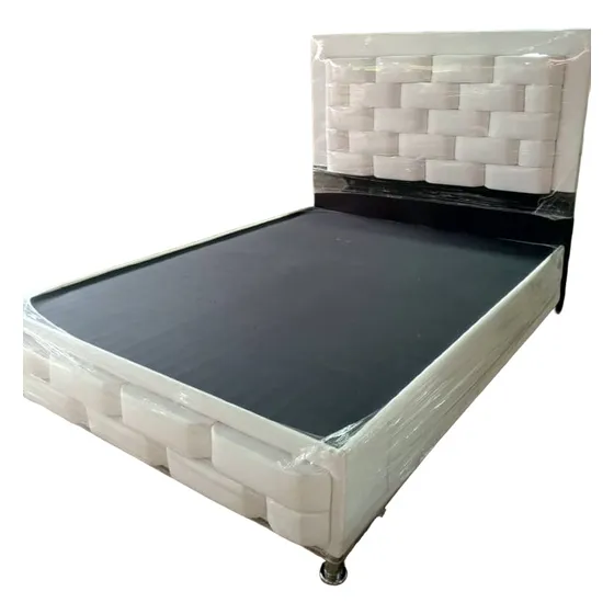 Camas  Matrimoniales  Con Copete E Individuales, Box Spring