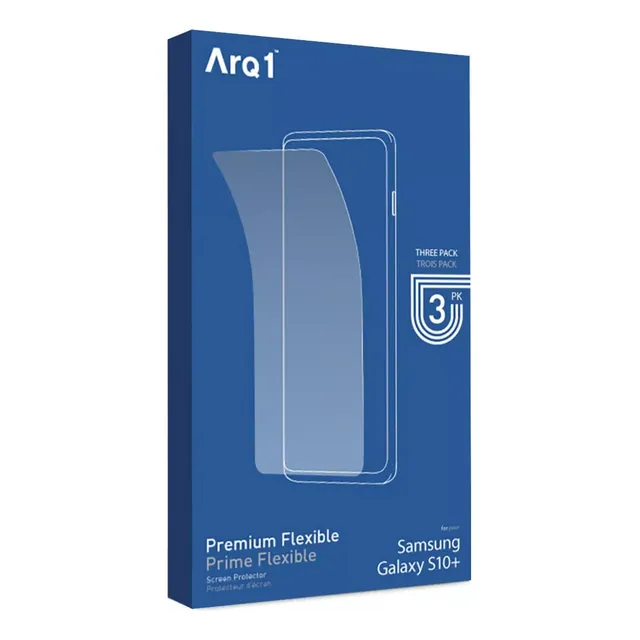 Mica Gel Protector Pantalla Arq1 3-pack Para Galaxy S10 Plus