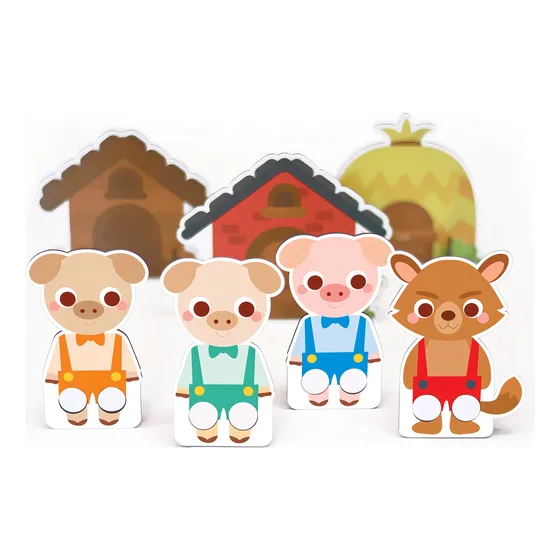Dedoches Os Tres Porquinhos Babebi