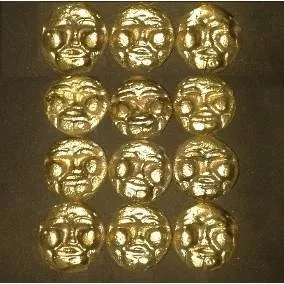 Fichas De Bronce Para Juego De Sapo Pack X 10 