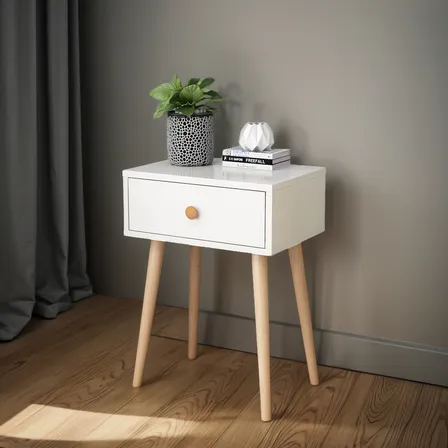Velador Con Cajón 40x30x55