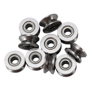 10pcs U624zz Polea Guía De Rodamiento De Bolas Con Ranura En 10pcs U624zz Polea Guía De Rodamiento De Bolas Con Ranura En