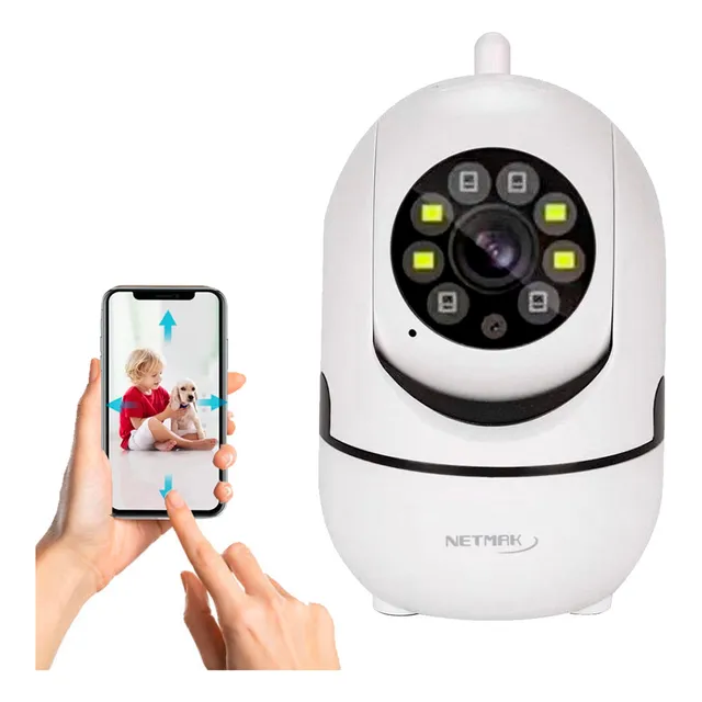 Camara De Seguridad Ip Wifi Visión Nocturna 360° Interior