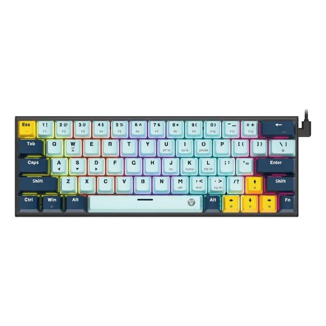 Teclado Gamer Mecanico Fantech Mk874v2 Switch Red O Blue