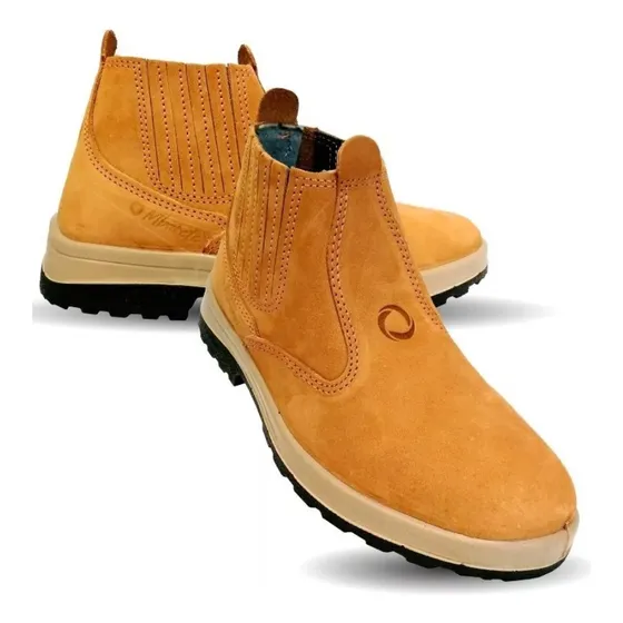 Botas De Cuero Nobuck Worksafe Mbarete