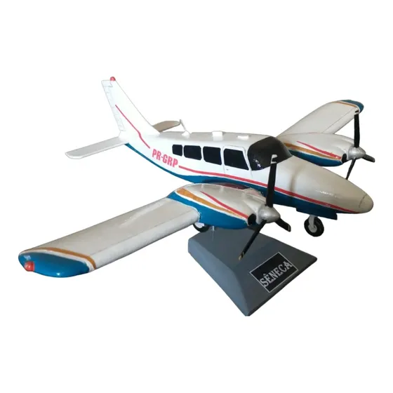 Maquete Do Avião Sêneca Miniatura Avião Personalizada