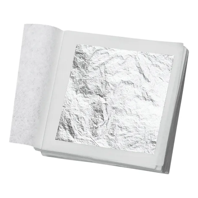 10 Hojas De Hoja De Plata Genuina Pura Para Manualidades De