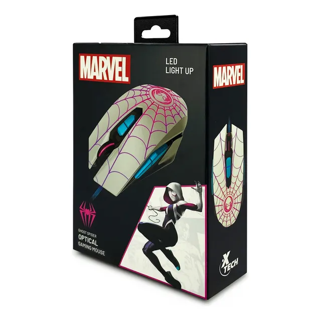 Mouse Óptico De 7 Botones | Edición Ghost Spider