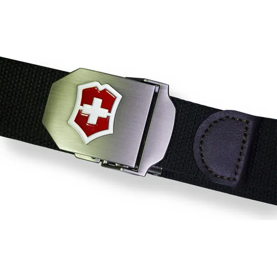 Correa Victorinox Cinturón Ajustable Lona Aluminio Cuadrado