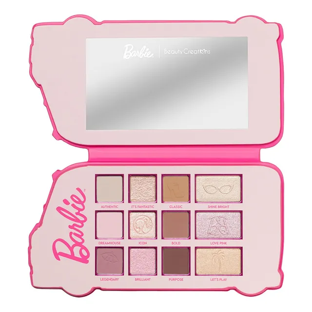 Paleta Sombras Para Ojos Y Rostro Barbie X Beauty Creations