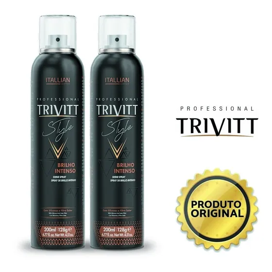 Kit 2 Brilho Intenso 200ml Trivitt