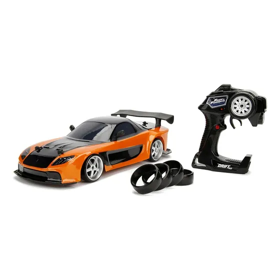 Jada Toys Fast & Furious Han's Mazda Rx-7 Drift Rc Car, 1...