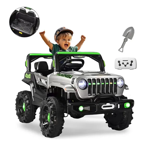 Montable Eléctrico Camioneta 4x4 Control Remoto Con Usb 12v