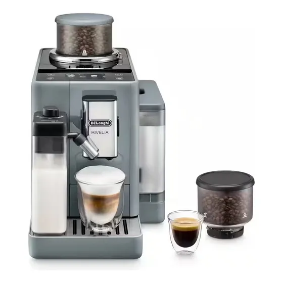 Cafetera Delonghi Exam440.55 Rivelia Superautomática Albion Color Gris