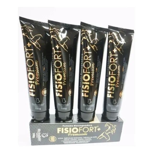 Kit 4 Pomada Crema Fisiofort Premium Masajes Alivia Artrosis