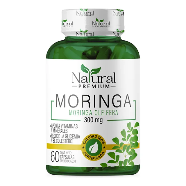 Moringa 300 Mg 60 Cápsulas Natural Premium