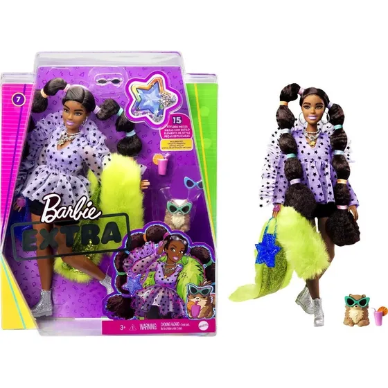 Muñeca Barbie Extra #7 Articulada Original Mattel
