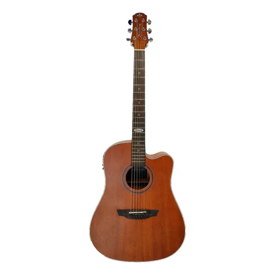 Violão eletroacústica Strinberg Black SD200C para destros smoked satin louro indiano cremoso
