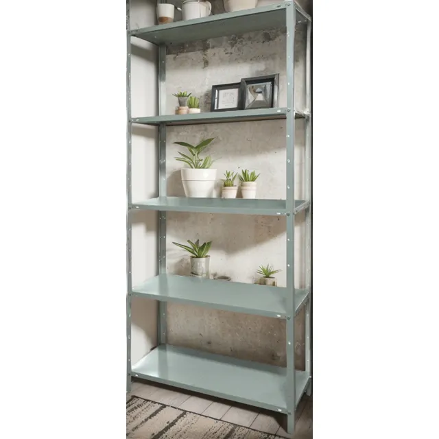 Estanterias Metal Galvanizadas 2mts .5 Estantes Regatones 