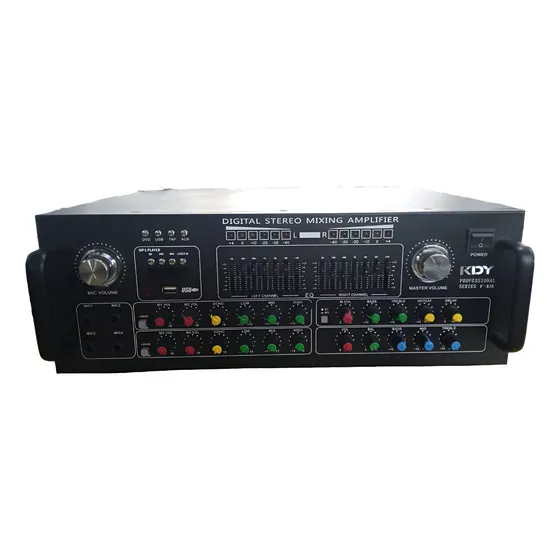 Amplificador De Sonido Kdy F-838 Casero Planta 700+700w