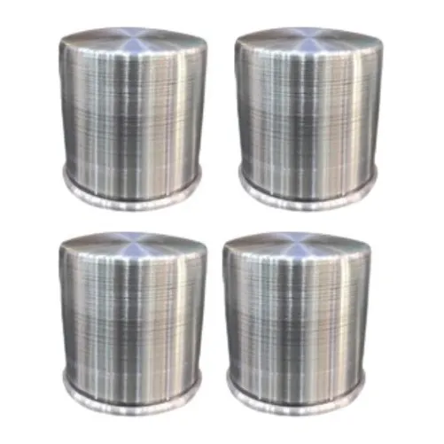 Torteras Minicake 10x10 Alto Aluminio Pack 4 Unidades