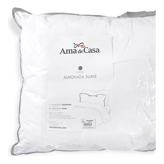 Almohada Clasica King Firme  Ama De Casa