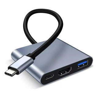 A Adaptador Conversor Usb 3.0 Tipo C For Hdmi 4k 3 En 1 A Adaptador Conversor Usb 3.0 Tipo C For Hdmi 4k 3 En 1