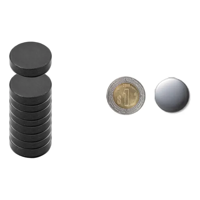 500 Imanes De Ferrita De 18mm X 4mm Redondos